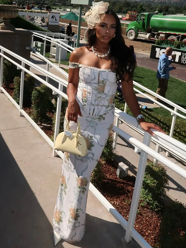 שמלת מקסי דגם Roxana
